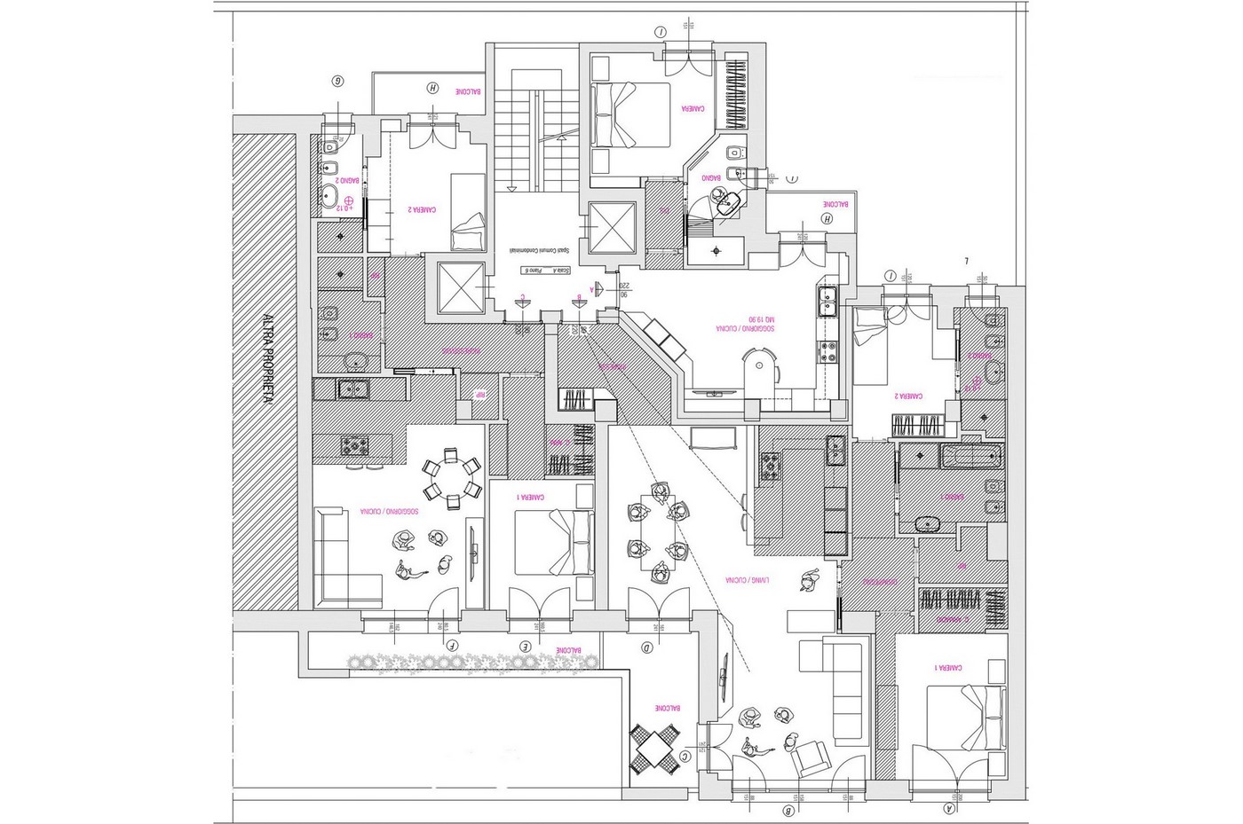 Operazione di frazionamento per rivendita